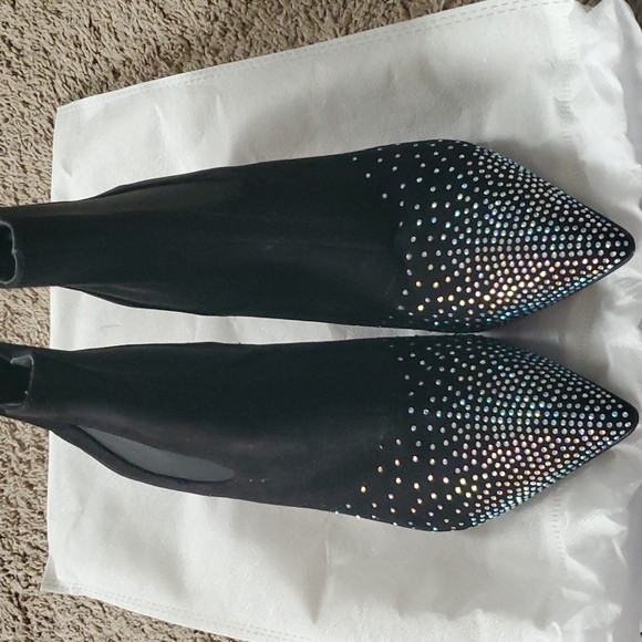 Suede Booties - Picture 1 of 9